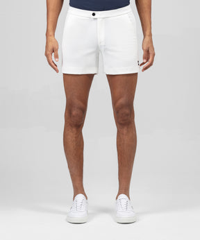 RD Tennis Shorts: White