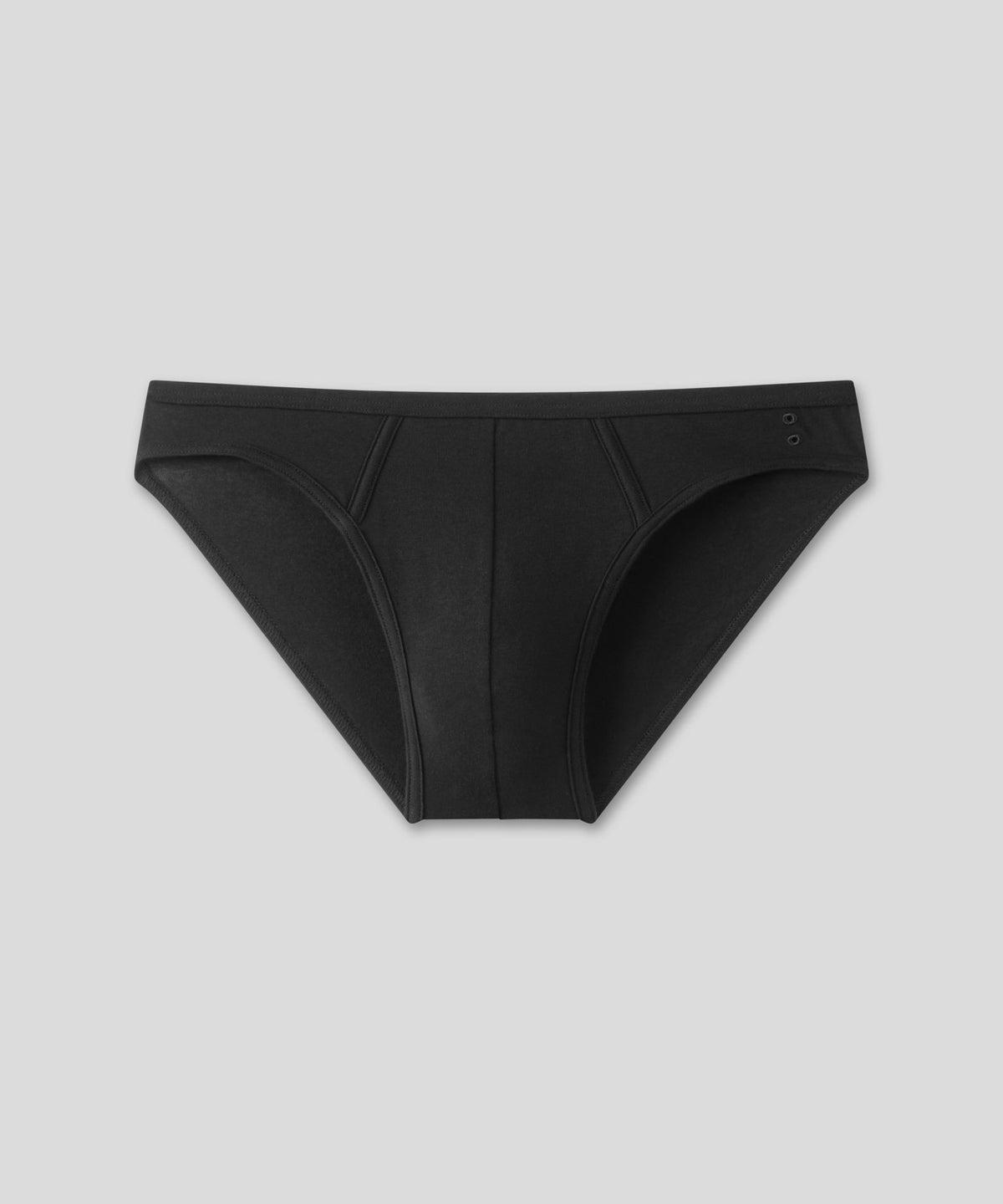 Slim Y-Front Briefs: Black