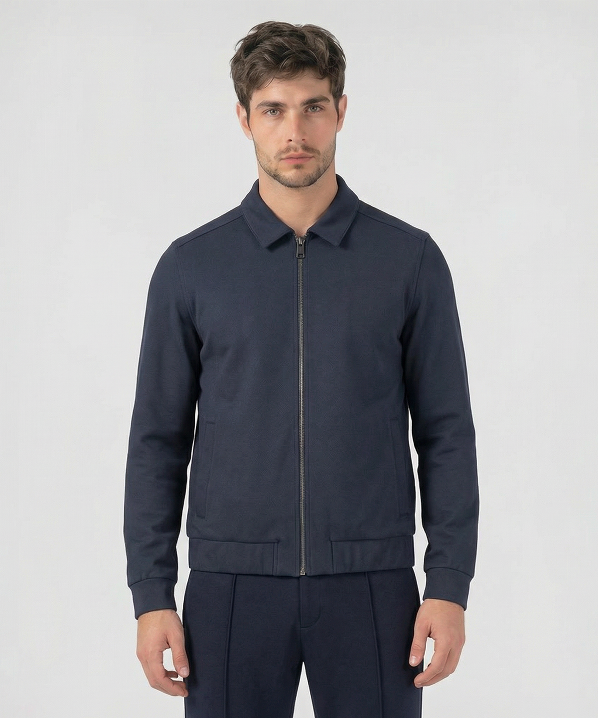 RD Tennis Jacket: Navy