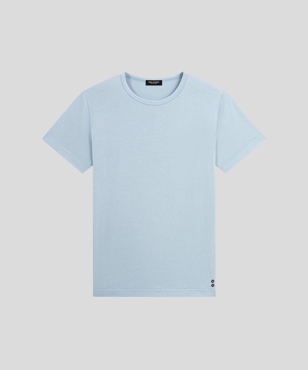 Crew Neck T-Shirt Eyelet Edition: Dusty Blue