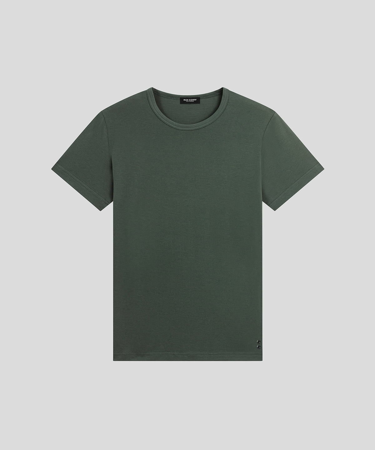 Crew Neck T-Shirt Eyelet Edition: Military Green