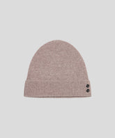 Cashmere Beanie: Heather Beige