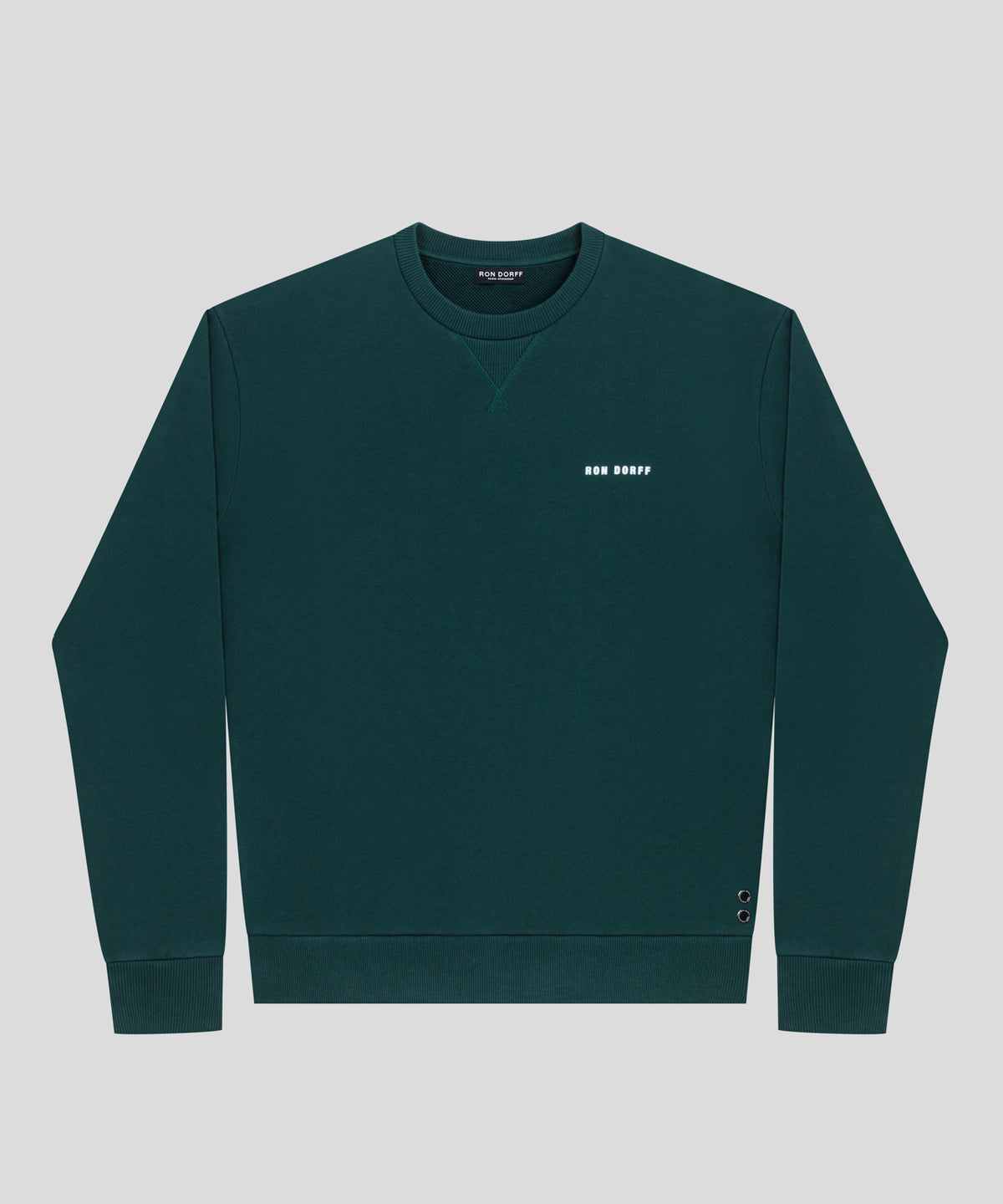Organic Cotton Relaxed Fit Sweatshirt: Green Night