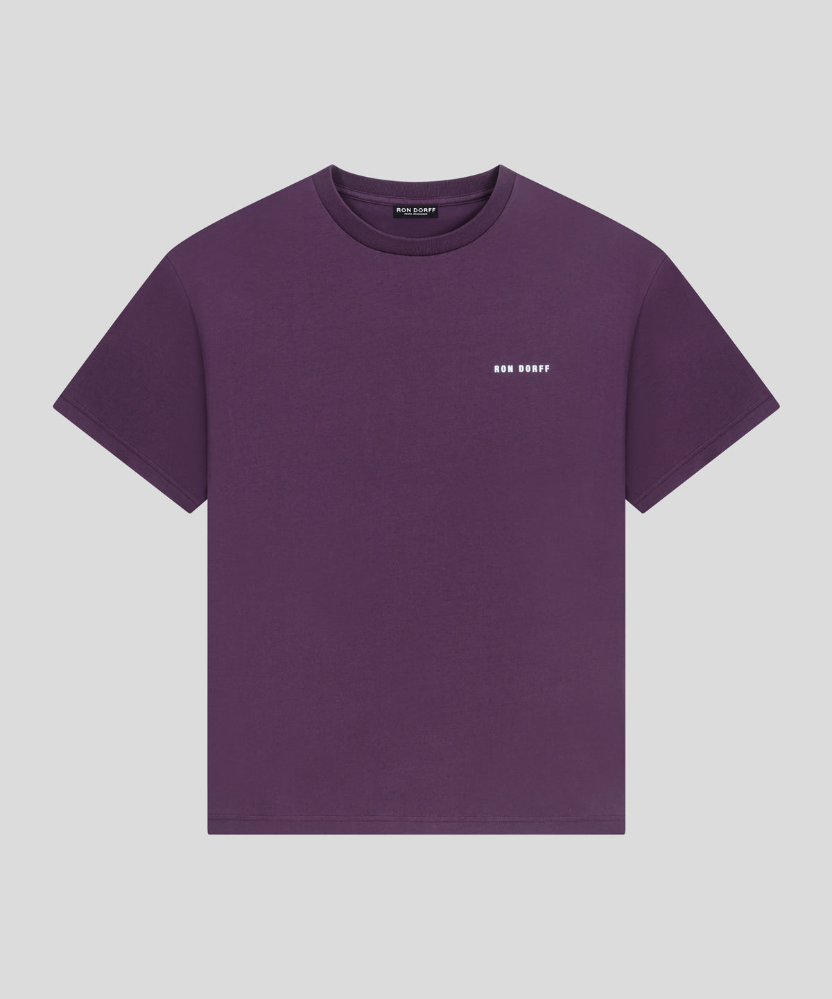 Organic Cotton Relaxed Fit T-Shirt: Deep Plum