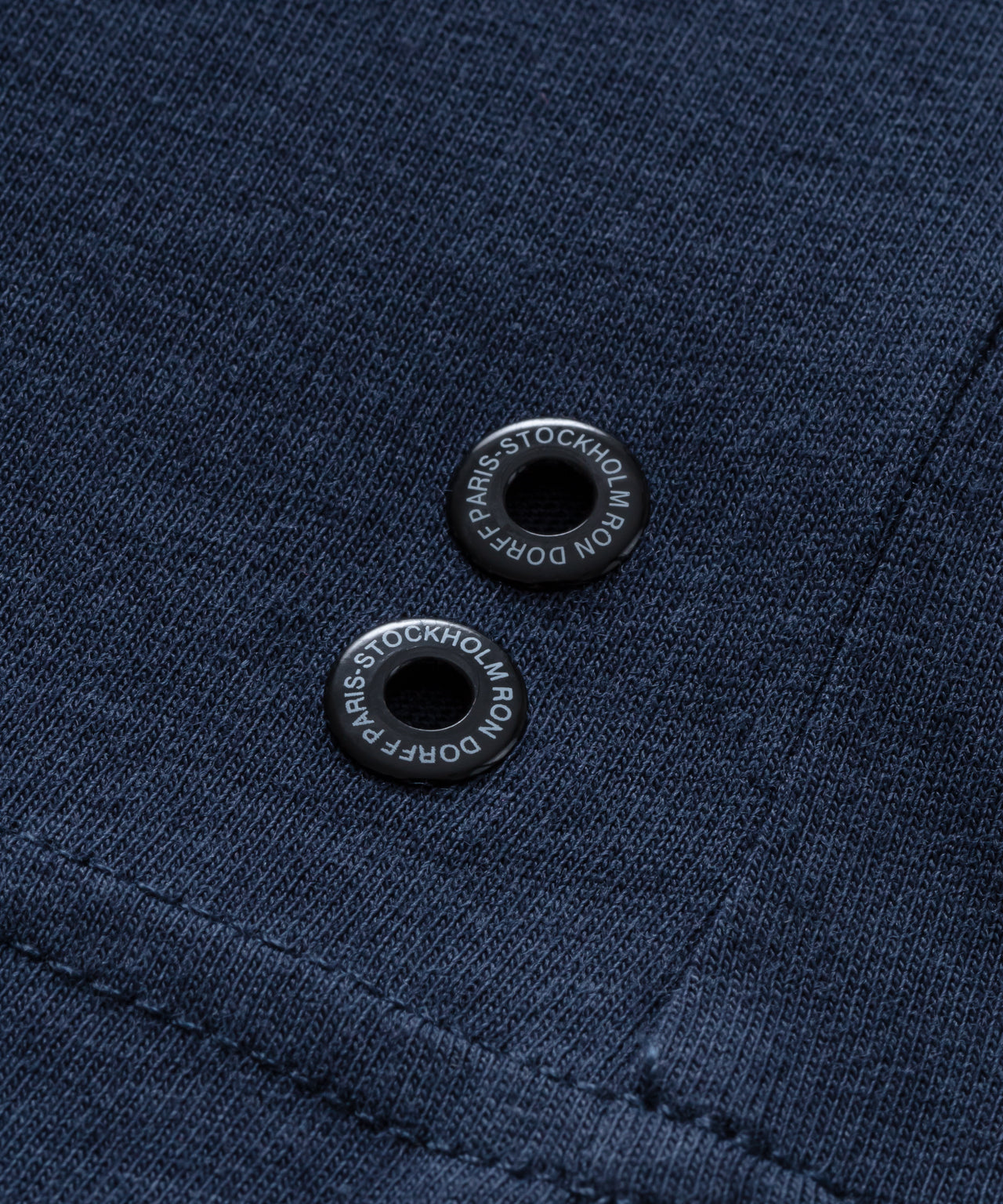 Crew Neck T-Shirt Eyelet Edition: Navy