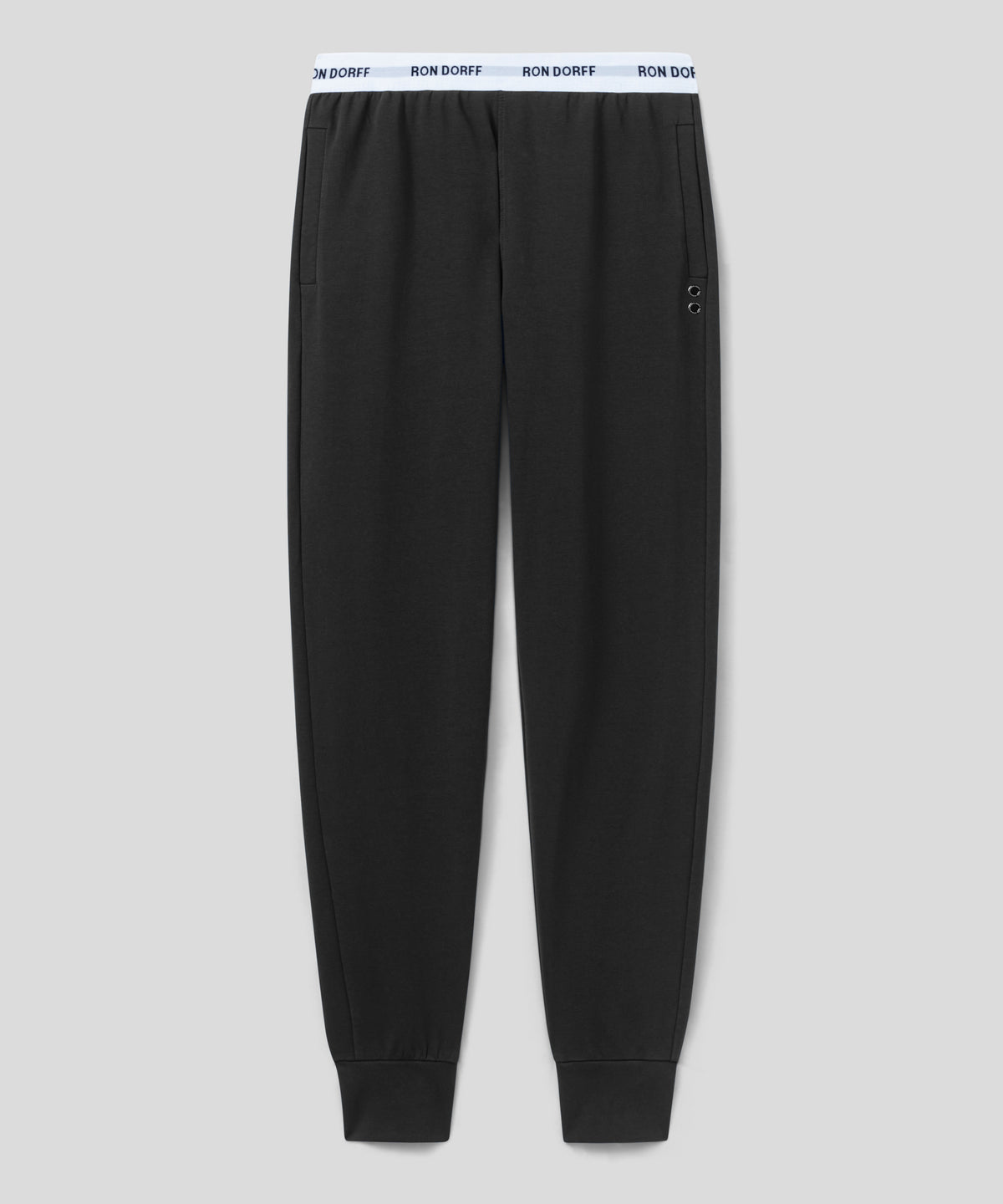RON DORFF Lounge Pants: Black