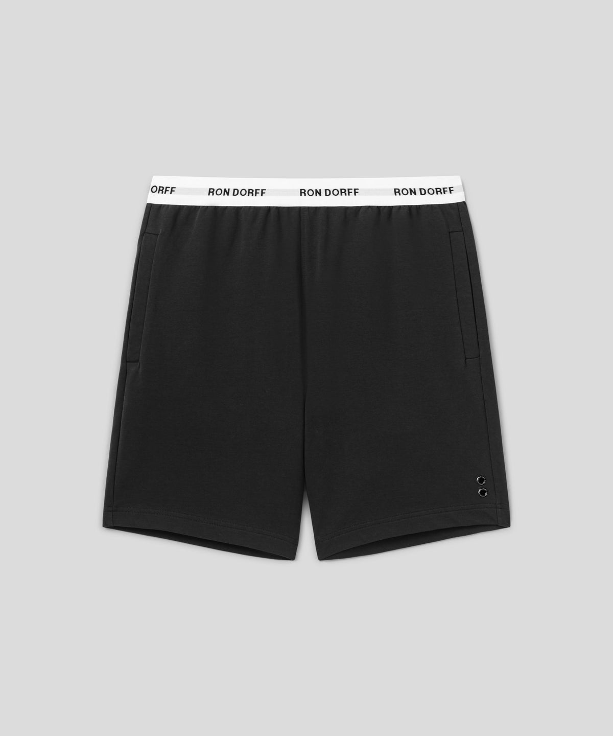 RON DORFF Lounge Shorts: Black
