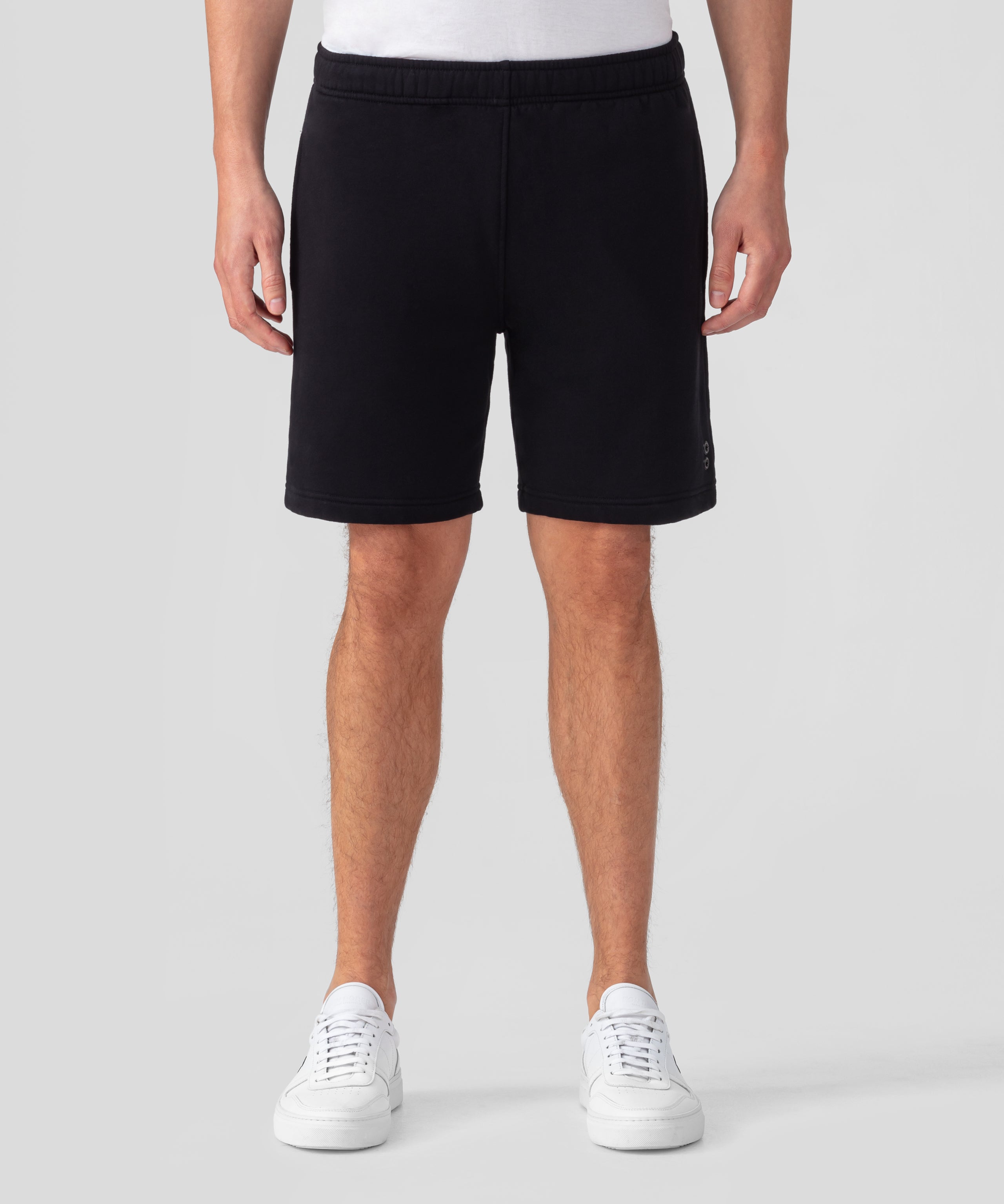 Organic Cotton Jogging Shorts Black Ron Dorff
