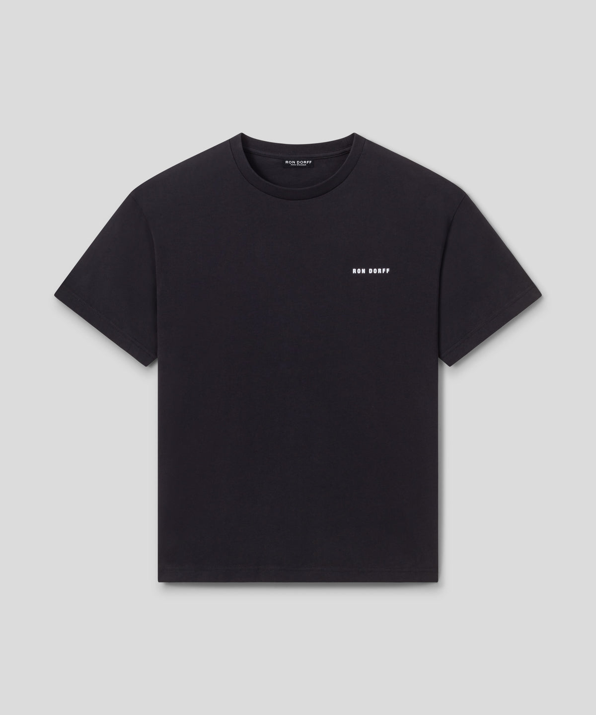 Organic Cotton Relaxed Fit T-Shirt: Black