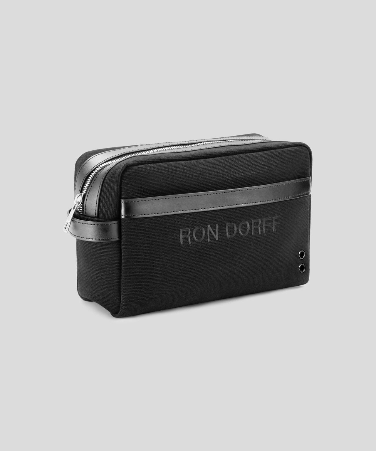 Canvas Toiletry Bag "RON DORFF": Black
