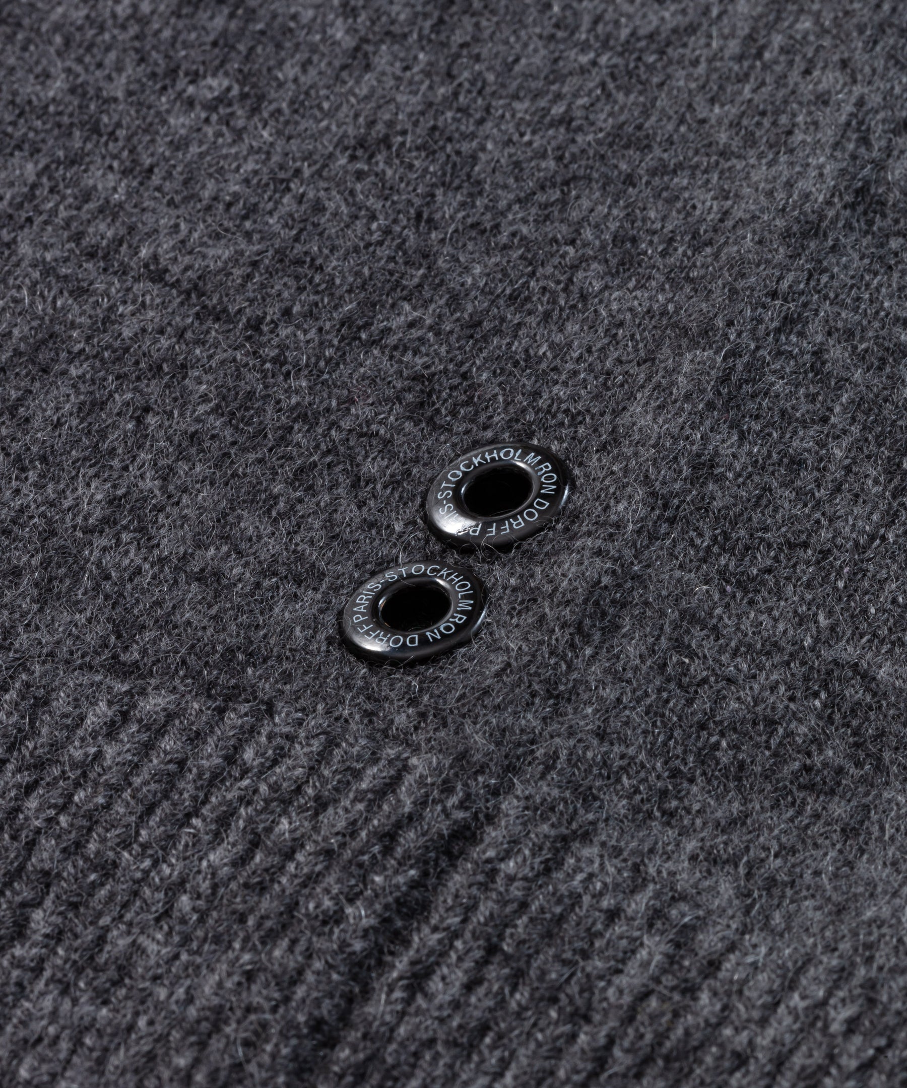 Cashmere Sweater: Dark Grey Melange