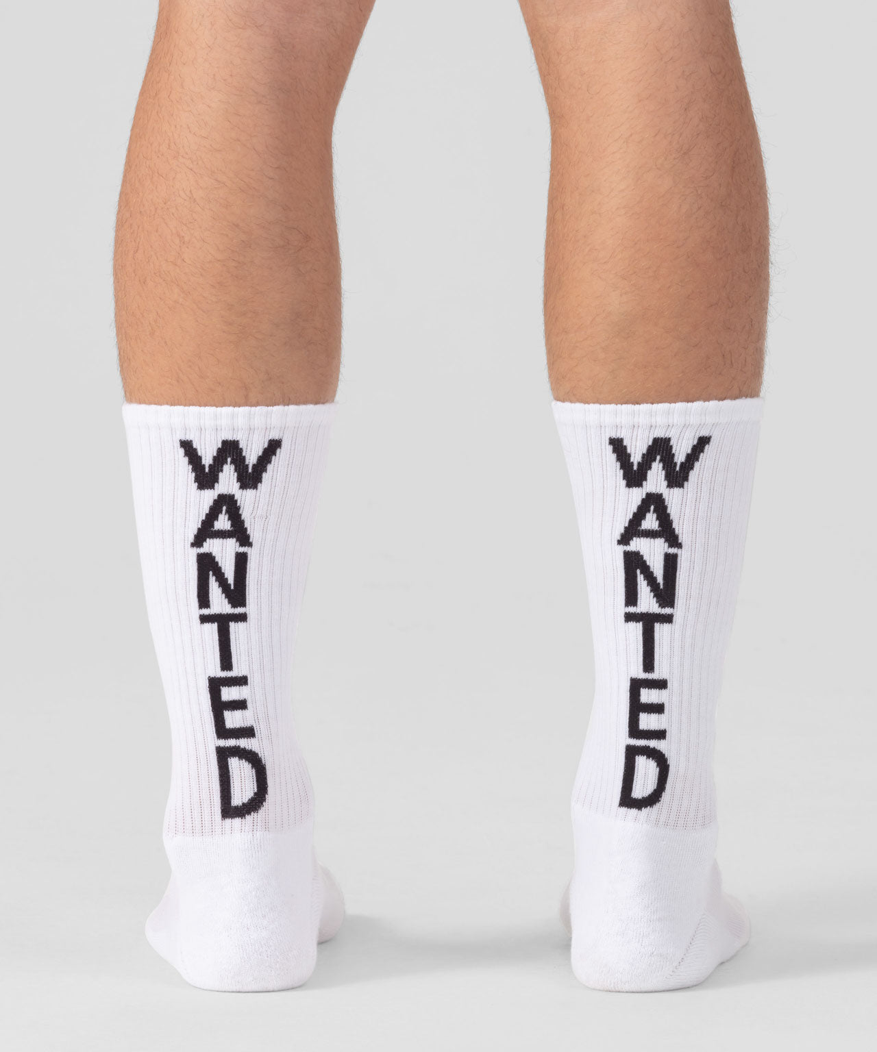 Sports Socks "WANTED": White
