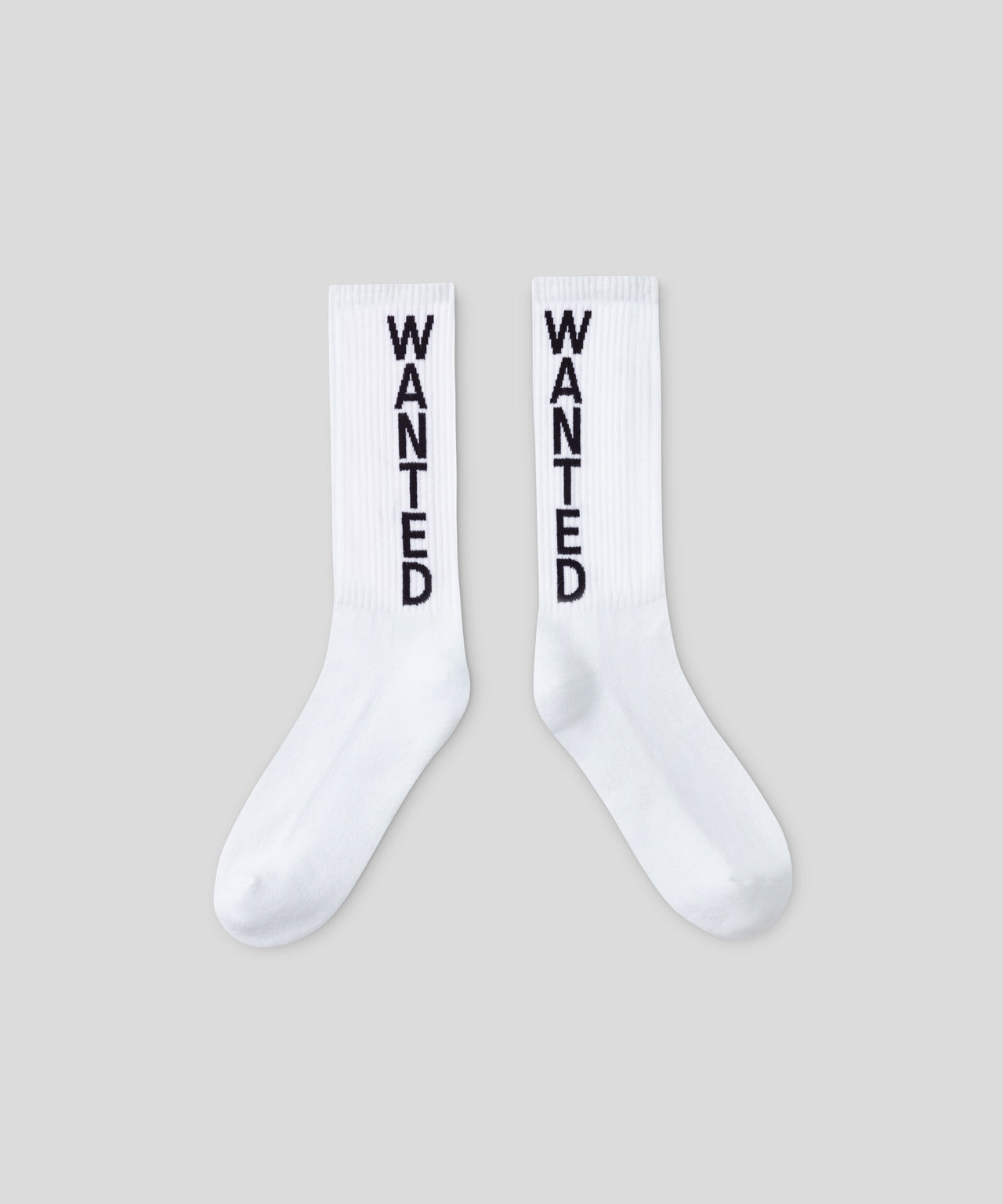 Sports Socks "WANTED": White