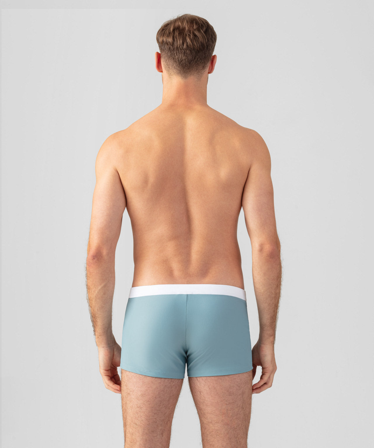 Swim Trunks w. Waistband: Aquamarine