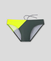 Slim Swim Briefs Bicolor: Green Shadow/Neon Yellow