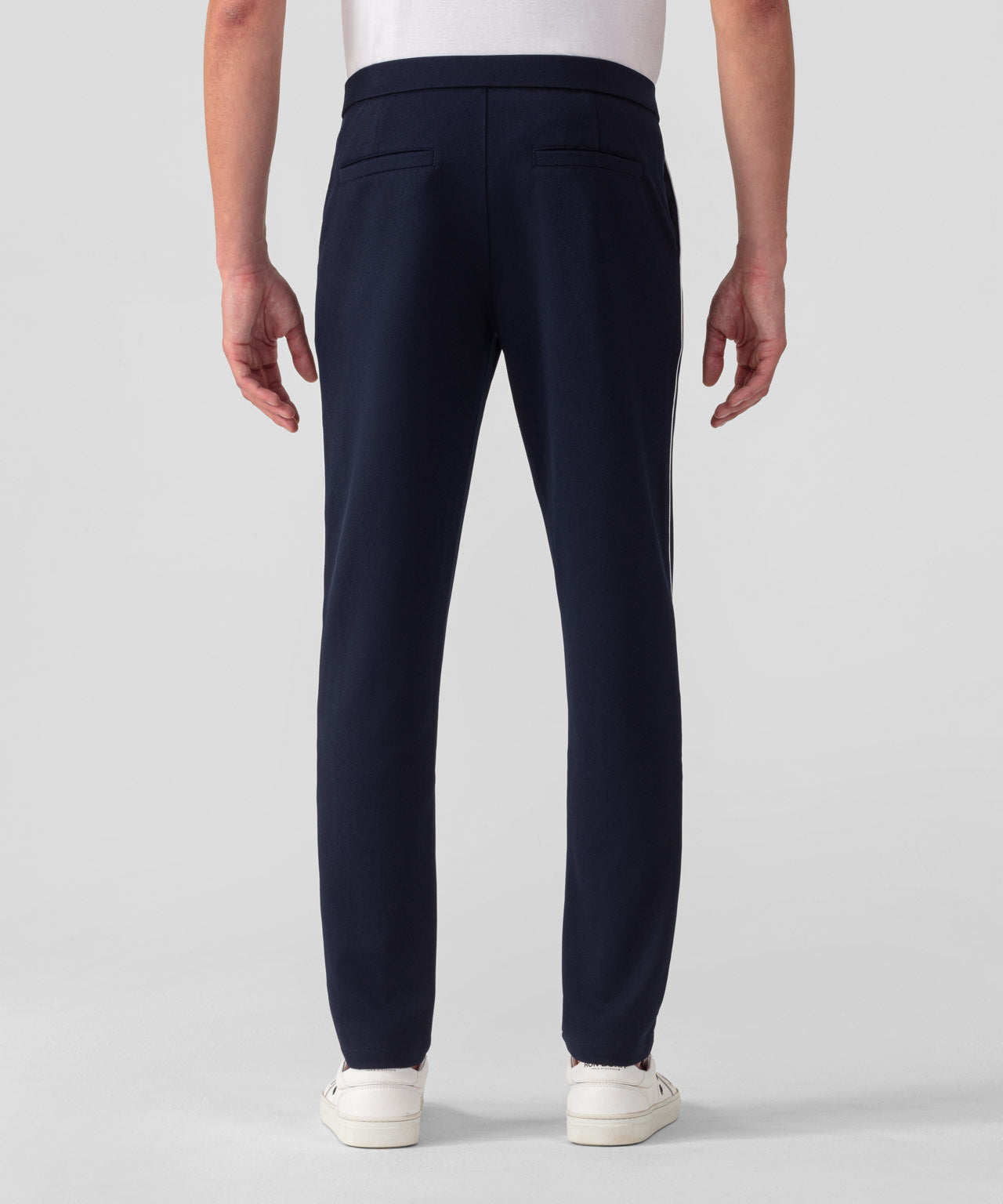 RD Tennis Pants w. Piping: Navy