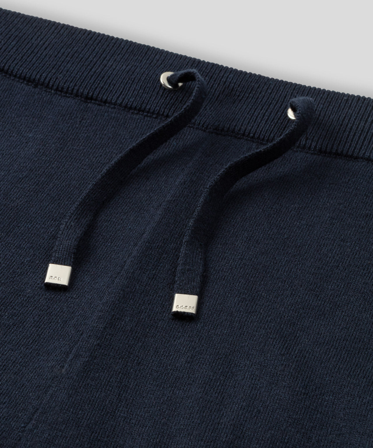 Light Cotton-Silk Pants: Navy