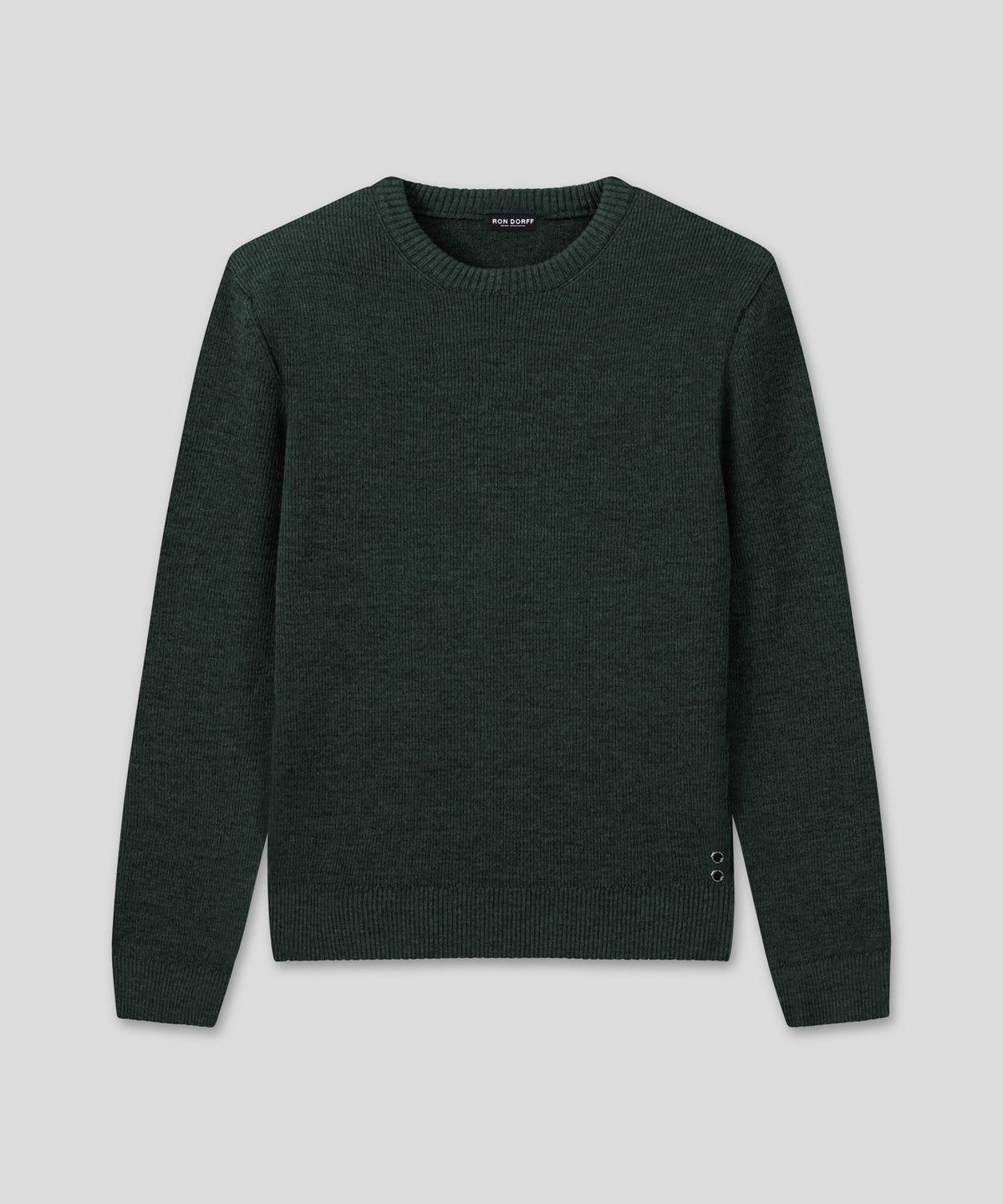 Ribbed Wool Sweater: Dark Khaki