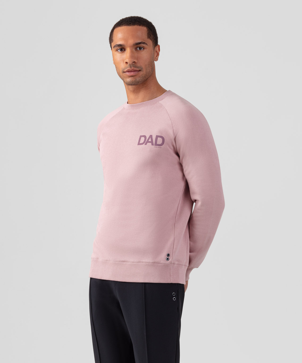 Organic Cotton Sweatshirt "DAD": Woodrose