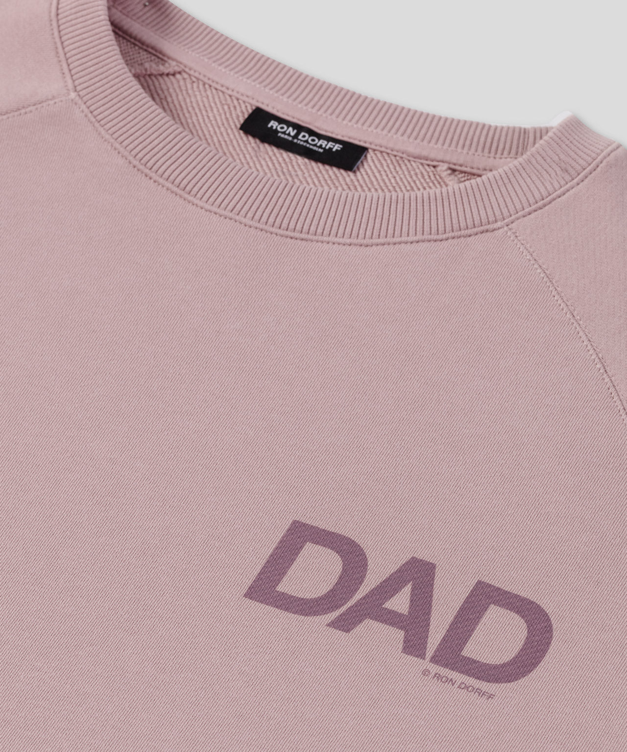 Organic Cotton Sweatshirt "DAD": Woodrose