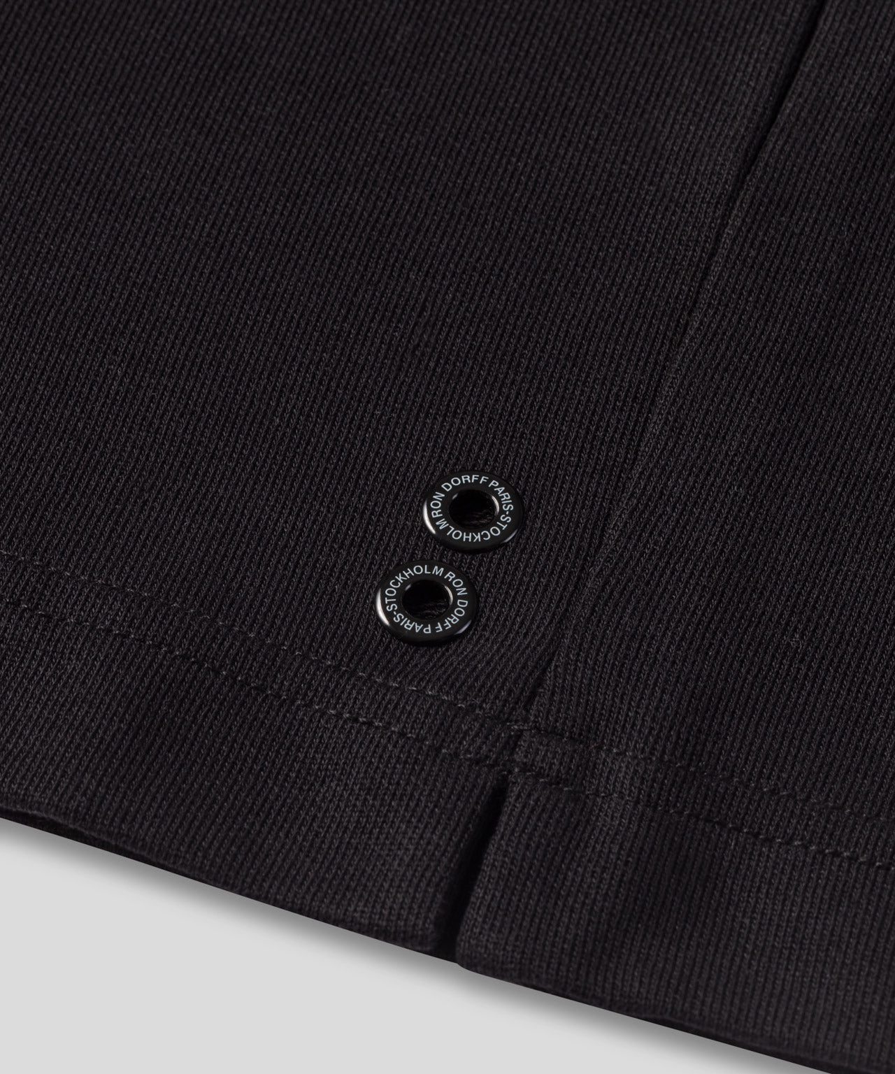 Light Cotton Sleeveless Sweatshirt: Black