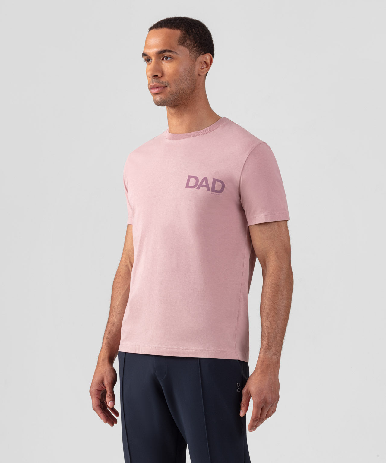 Organic Cotton T-Shirt "DAD": Woodrose