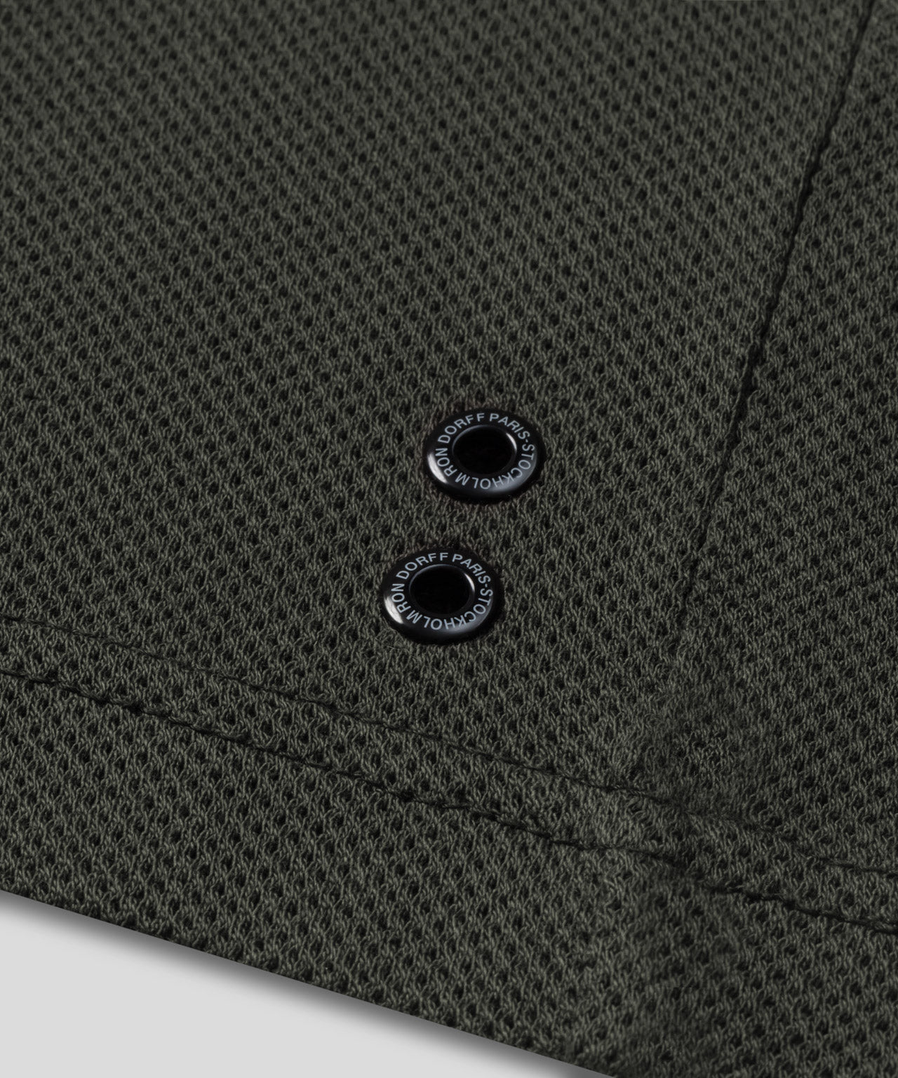 Cotton Mesh T-Shirt Eyelet Edition: Dark Khaki
