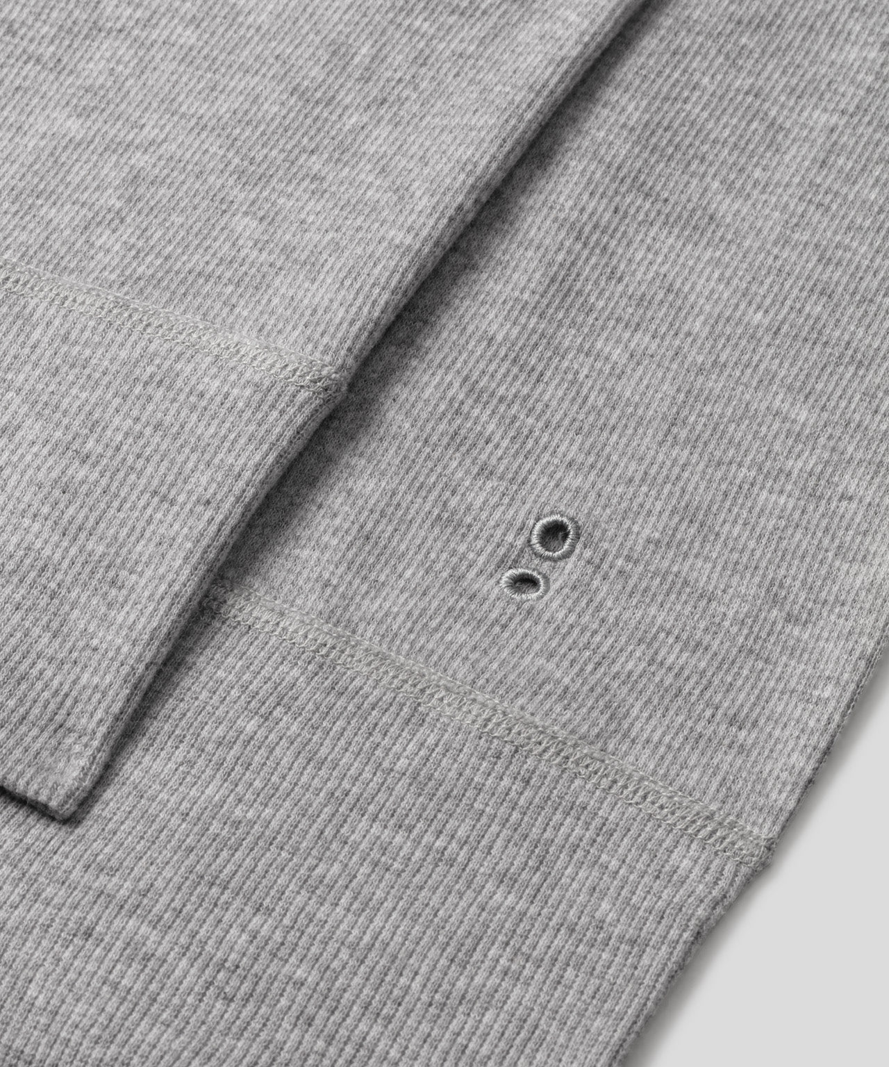 Army Ribbed Long Johns: Grey Melange