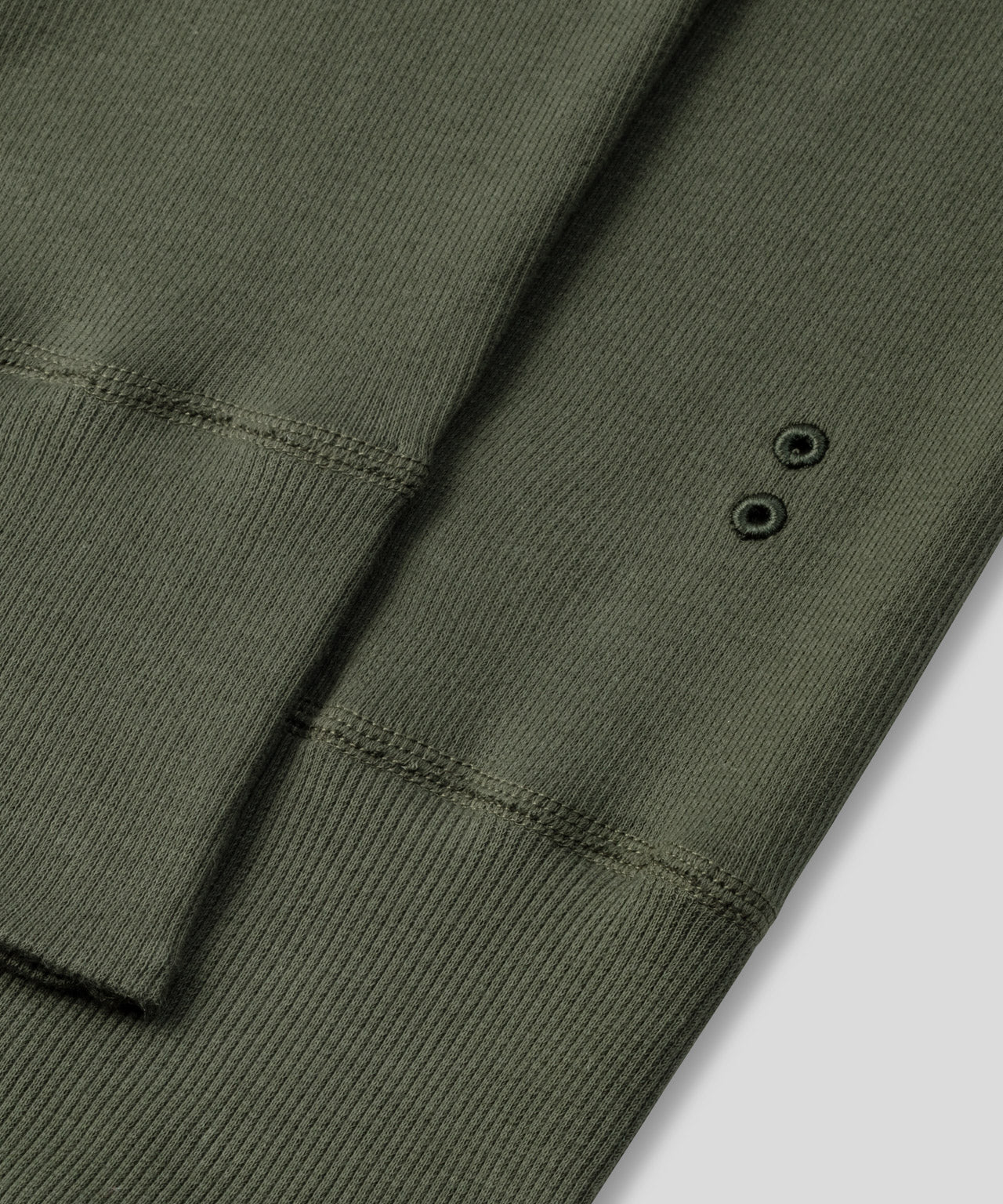 Army Ribbed Long Johns: Military Green
