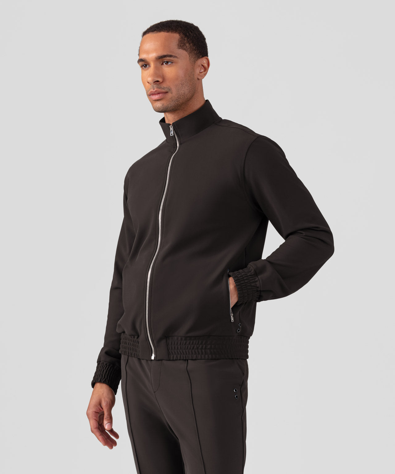 City Jacket: Espresso Nude