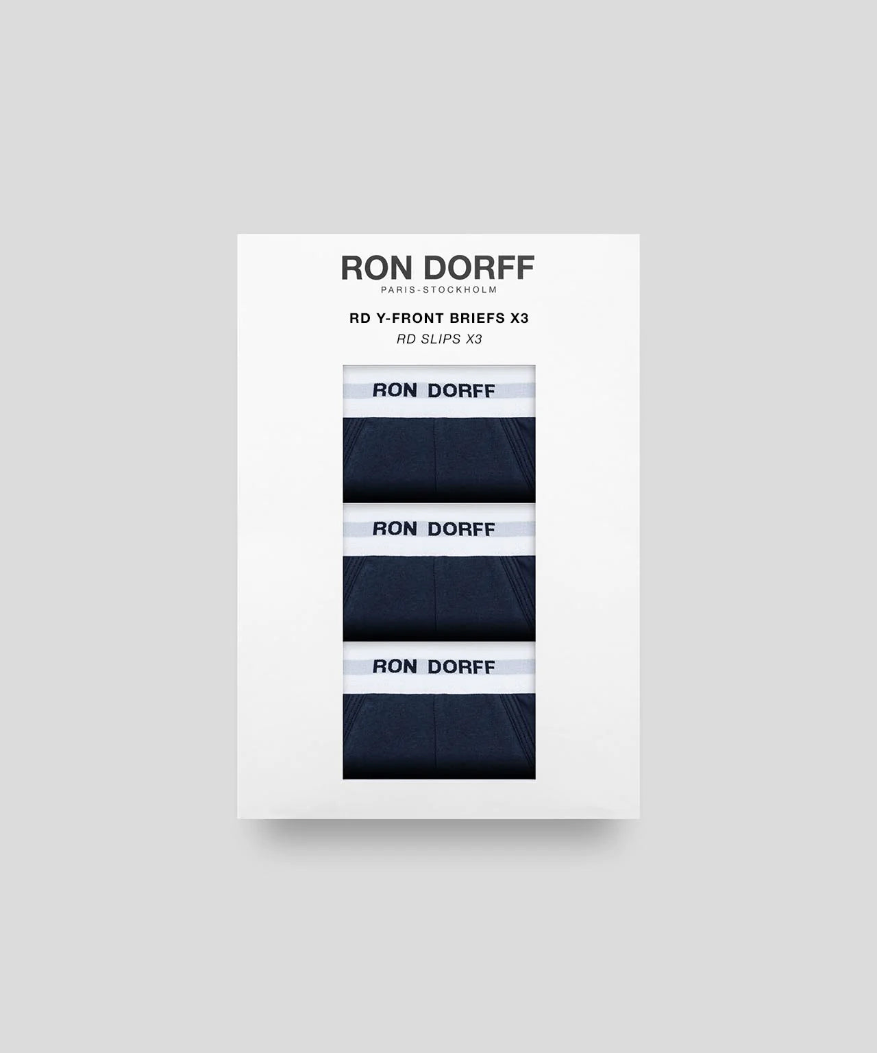 RON DORFF Y-Front Briefs Kit: Navy