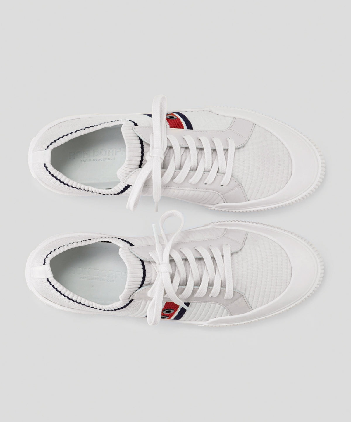 RD Sock Sneakers: Off White