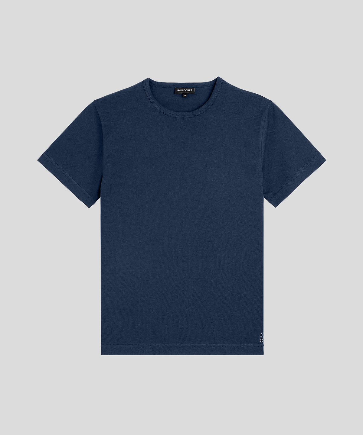 Crew Neck T-Shirt Eyelet Edition: Deep Blue