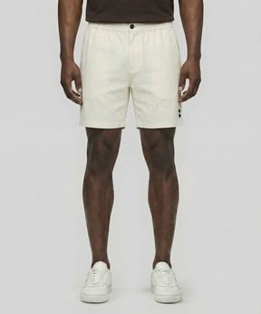 Cotton Linen Shorts: Off White