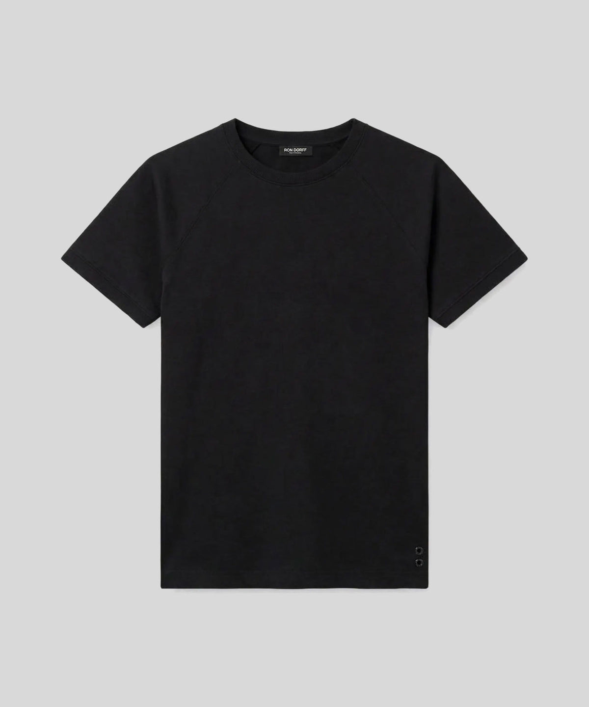 Light Organic Cotton Sleeveless Sweatshirt: Black