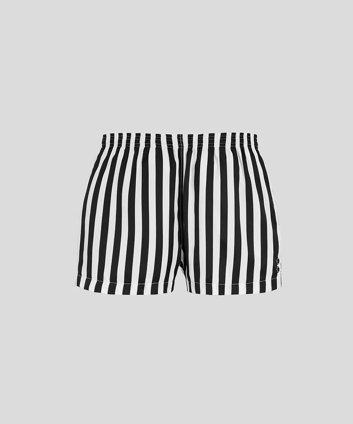 Swim Shorts: Black/White