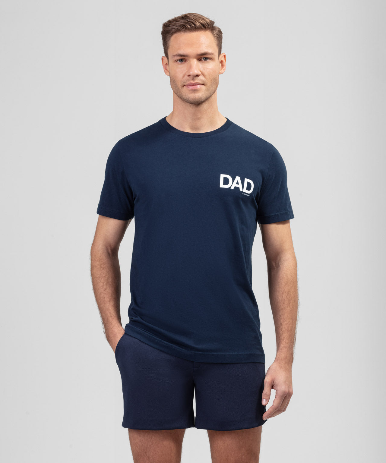 Organic Cotton T-Shirt DAD: Navy