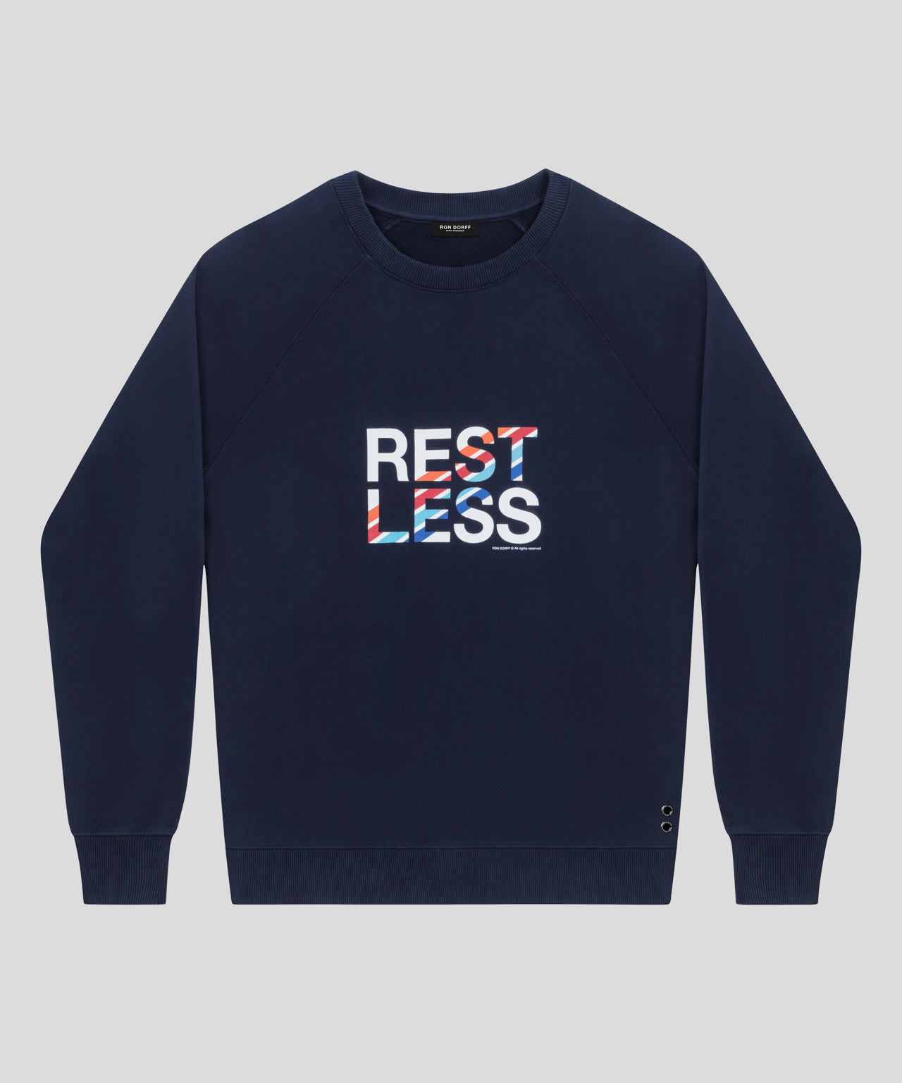 Organic Cotton Sweatshirt REST LESS: Navy