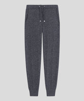 Cashmere Pants: Dark Grey Melange
