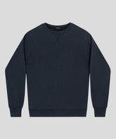 Organic Cotton Eyelet Edition Sweatshirt: Navy