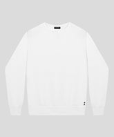 Organic Cotton Eyelet Edition Sweatshirt: Off White