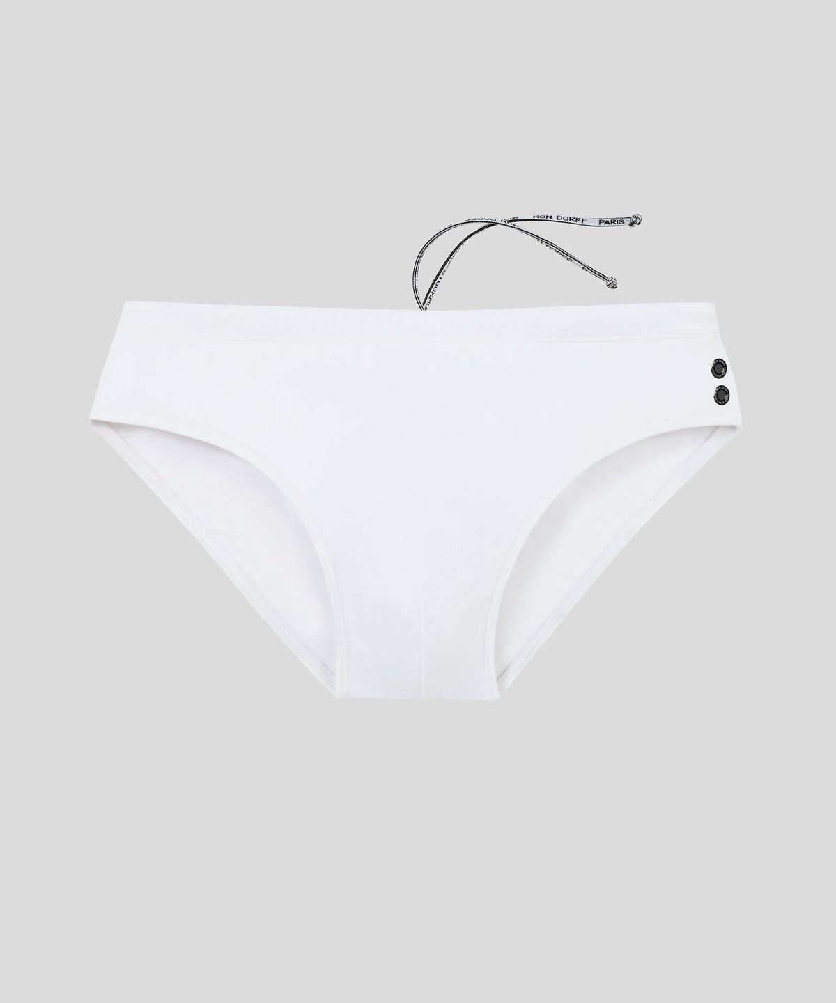 Swim Briefs: White