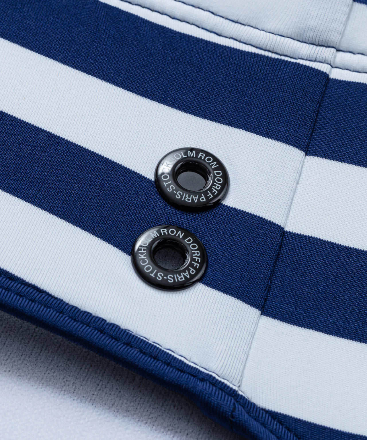 Swim Briefs Horizontal Stripes Navy/White | Ron Dorff