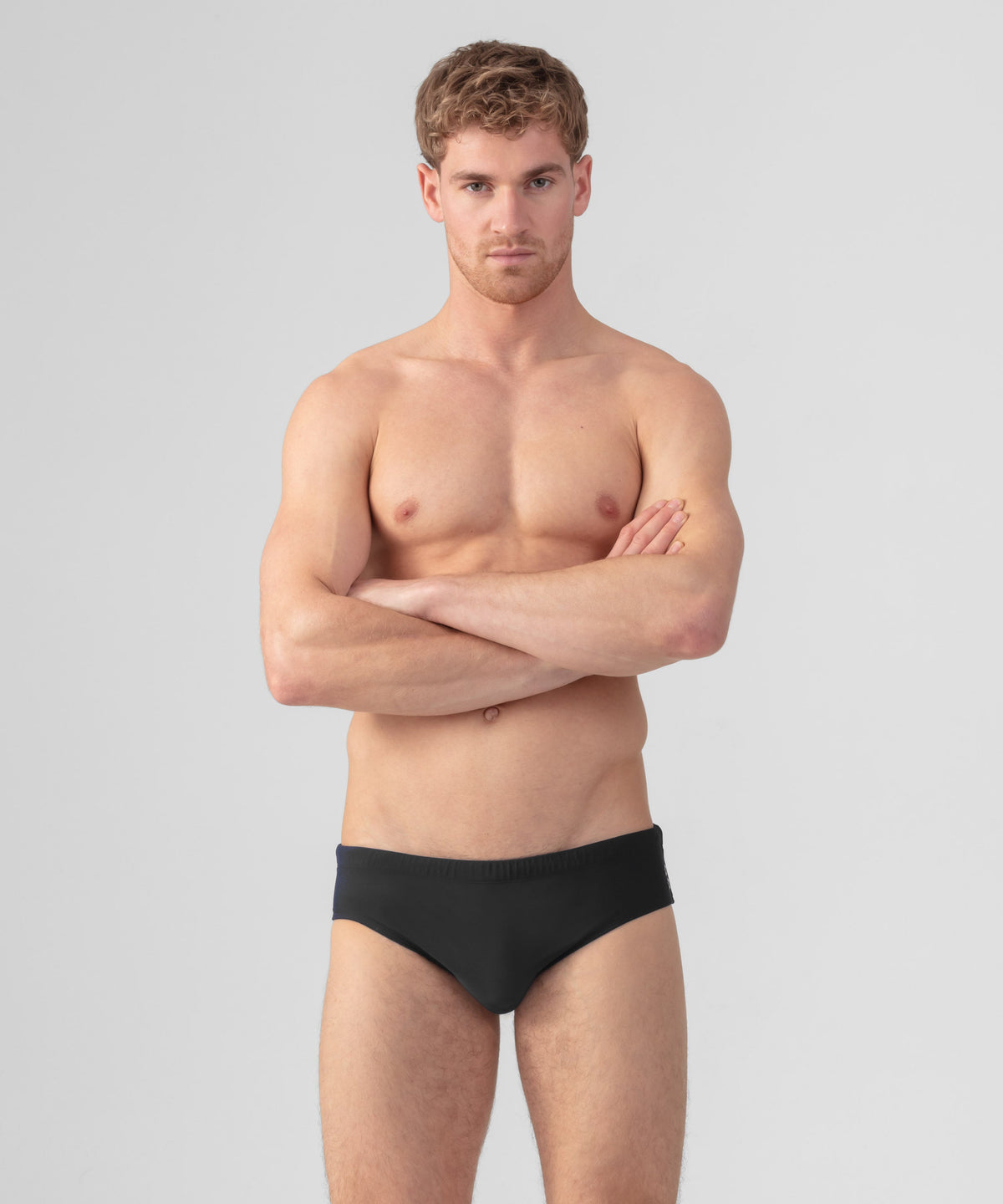 Swim Briefs: Black