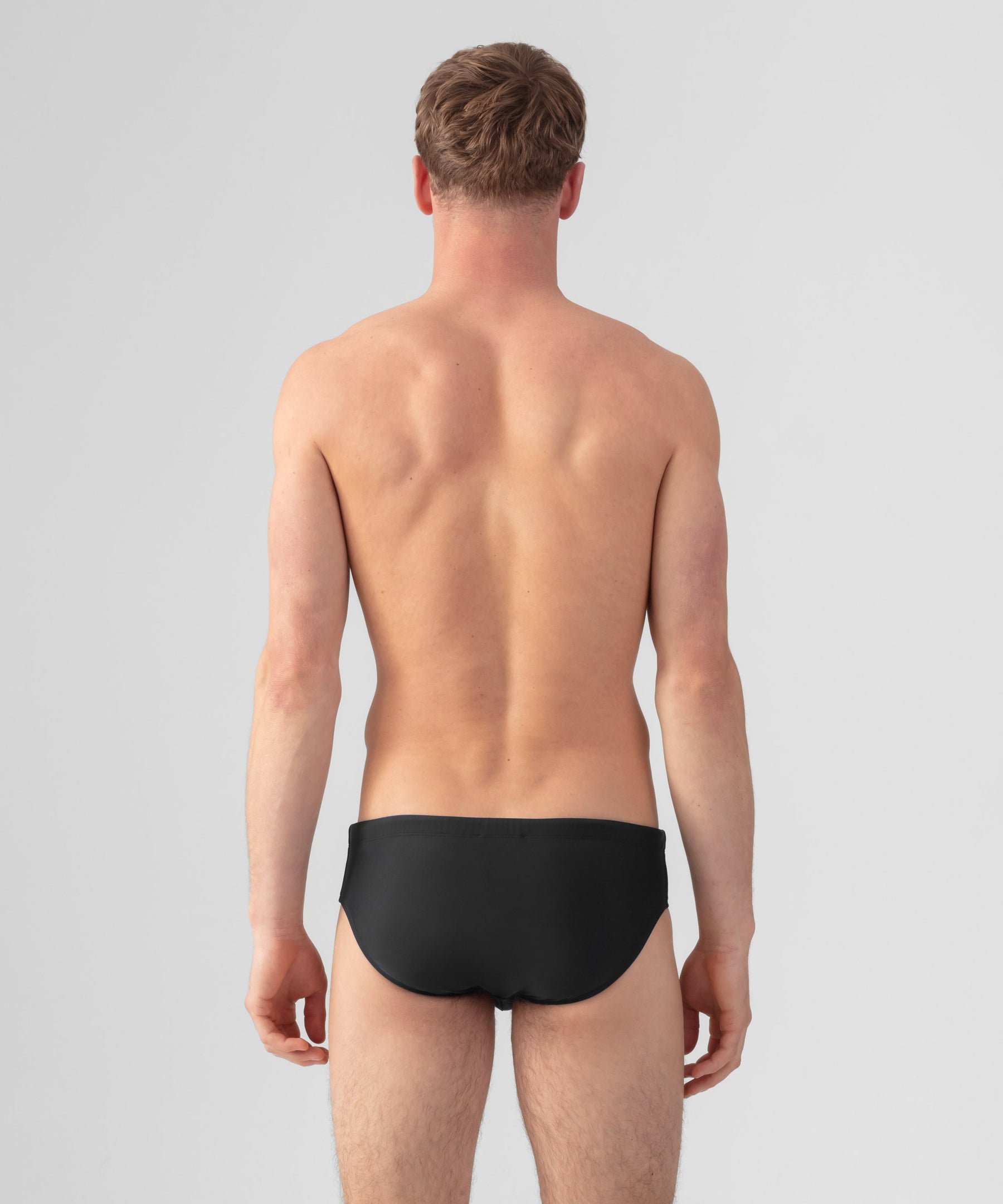 Swim Briefs: Black