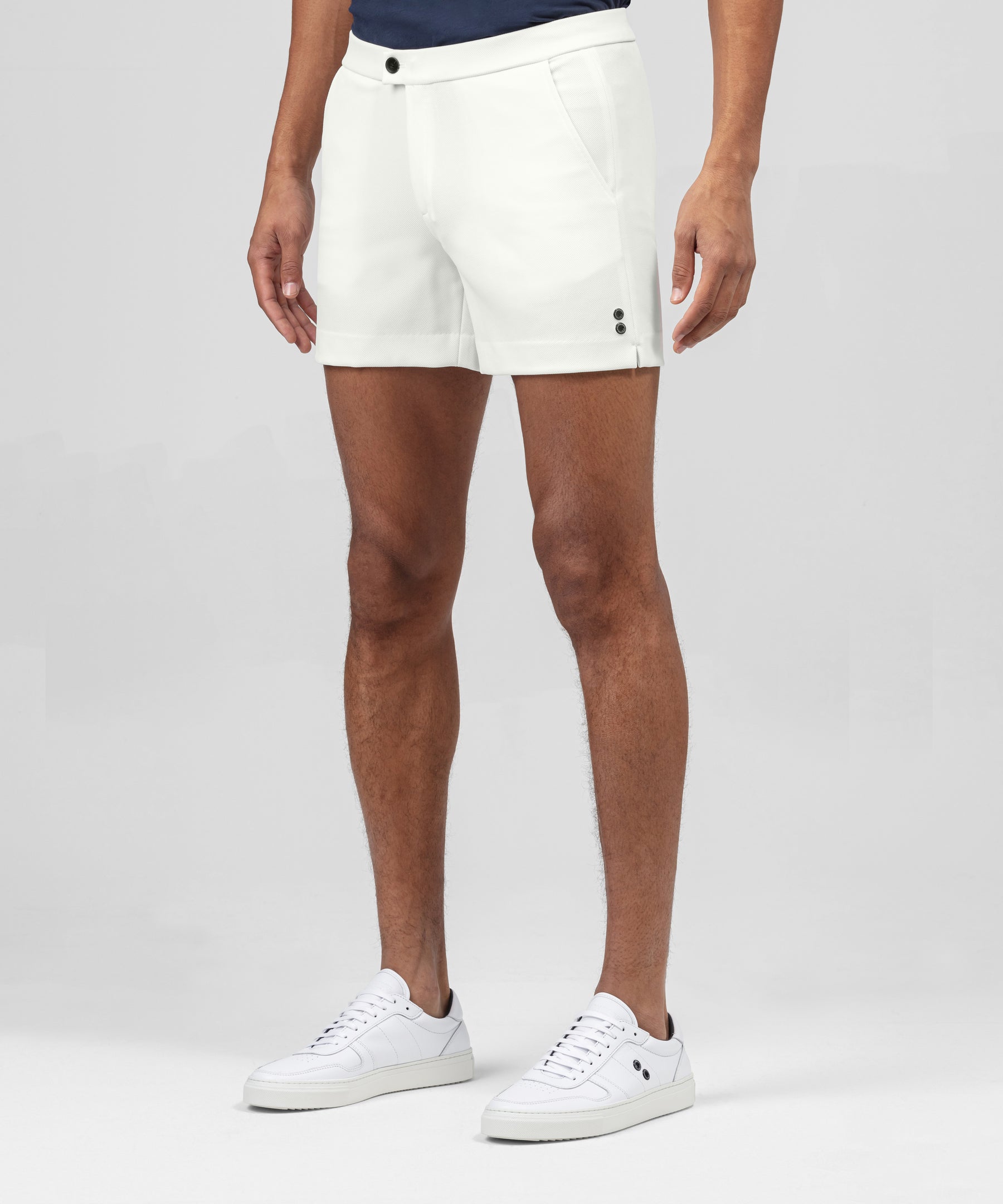 RD Tennis Shorts: Off White