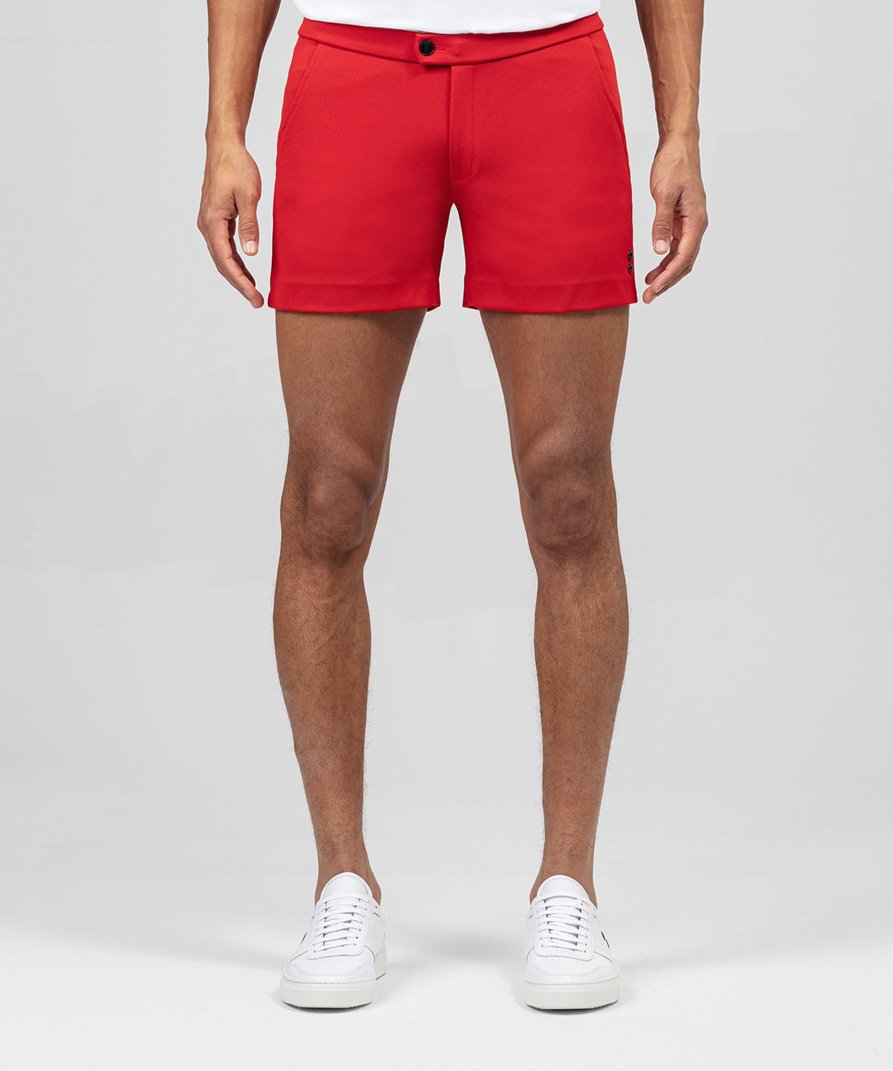 RD Tennis Shorts: Shocking Red