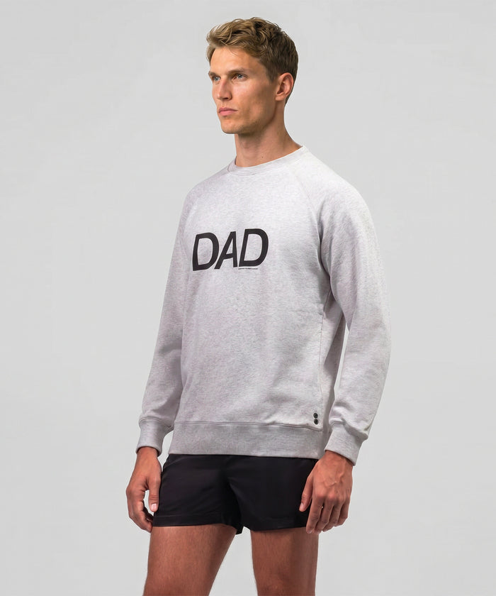Organic Cotton Sweatshirt DAD: Heather Grey