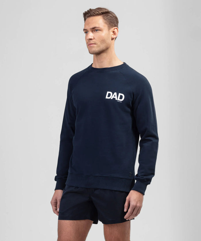 Organic Cotton Sweatshirt "DAD": Navy