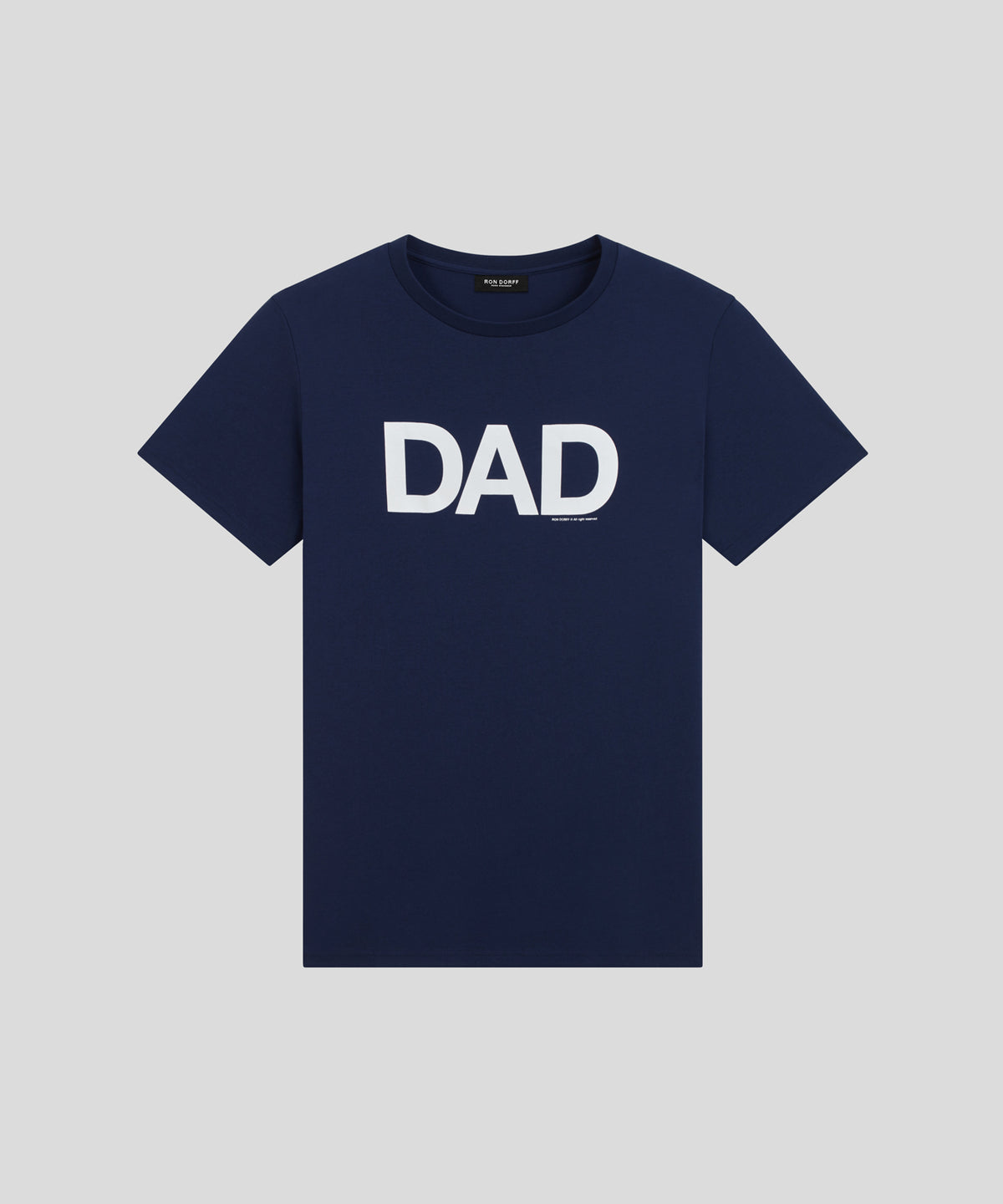 Organic Cotton T-Shirt "DAD": Navy